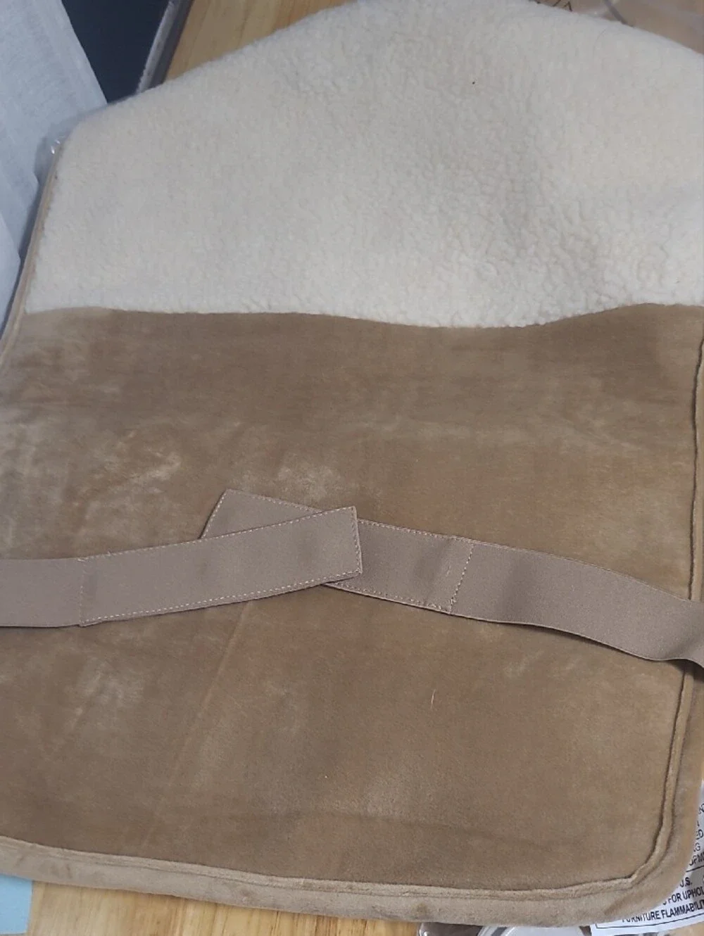 Sharper Image Heated Weighted Comfort Vest Luxe - Beige